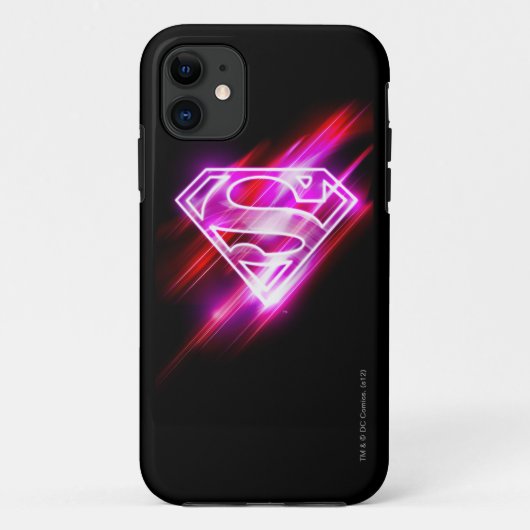 Supergirl roze Case-Mate iPhone case (Achterkant)