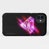 Supergirl roze Case-Mate iPhone case (Achterkant (horizontaal))