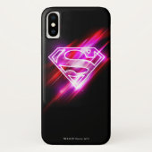 Supergirl roze Case-Mate iPhone case (Achterkant)