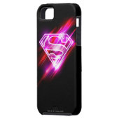 Supergirl roze Case-Mate iPhone case (Achterkant Links)
