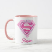 Supergirl Roze Logo Mok (Links)