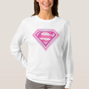 Supergirl Roze Logo T-shirt