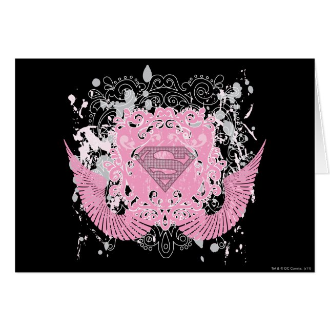 Supergirl roze ontwerp (Voorkant Horizontaal)