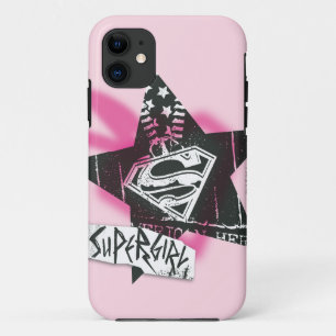 Supergirl roze verfster iPhone 11 hoesje