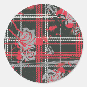 Supergirl Rozen Ronde Sticker