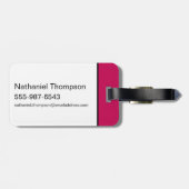 Supergirl S-Shield "Fit for a Queen" Bagagelabel (Achterkant horizontaal)