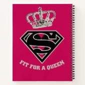 Supergirl S-Shield "Fit for a Queen" Notitieboek (Achterkant)