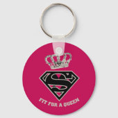 Supergirl S-Shield "Fit for a Queen" Sleutelhanger (Achterkant)