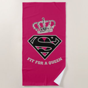 Supergirl S-Shield "Fit for a Queen" Strandlaken