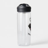 Supergirl S-Shield "Fit for a Queen" Waterfles (Voorkant)