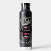 Supergirl S-Shield "Fit for a Queen" Waterfles (Links)