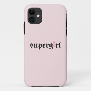 Supergirl Safety Pin Letter iPhone 11 Hoesje