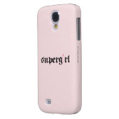 Supergirl Safety Pin Letter Case-Mate Samsung Galaxy Hoesje (Achterkant Links)