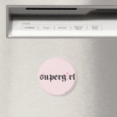 Supergirl Safety Pin Letter Magneet (Insitu (Vaatwasser))