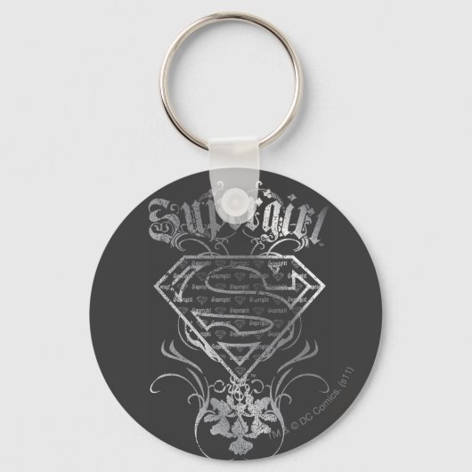 Supergirl Silver Logo Sleutelhanger (Voorkant)