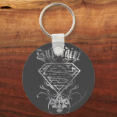 Supergirl Silver Logo Sleutelhanger (Voorkant)
