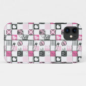 Supergirl Skulls en Pins Pattern Case-Mate iPhone Case (Achterkant (horizontaal))
