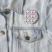 Supergirl Skulls en Pins Pattern Ronde Button 5,7 Cm (In situ)