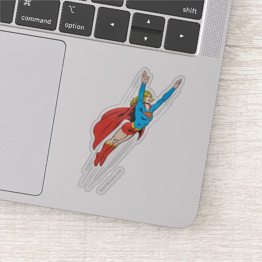 Supergirl Soars High Sticker (Detail)