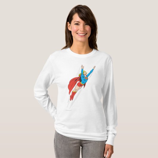 Supergirl Soars High T-shirt (Voorkant volledig)