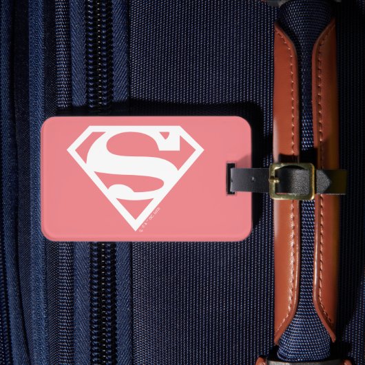 Supergirl Solid S-Schild Bagagelabel (Voorkant Insitu 4)