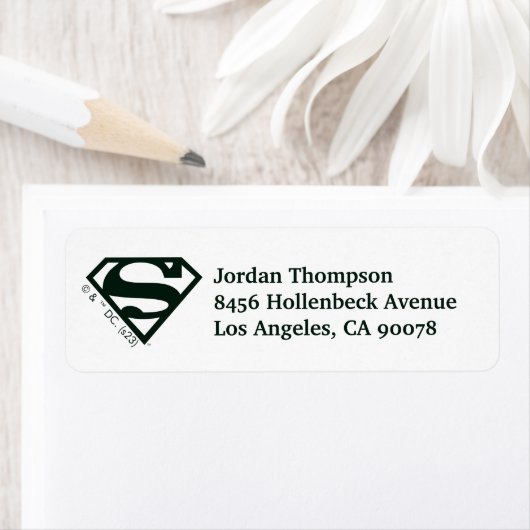 Supergirl Solid S-Shield Etiket (Insitu)