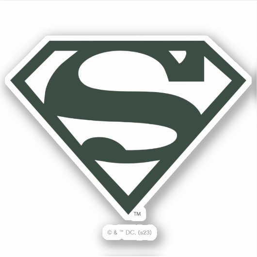 Supergirl Solid S-Shield Sticker (Voorkant)