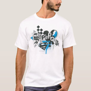 Supergirl spills en Splatter T-shirt