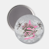 Supergirl Star en Rozen Magneet (Voorkant / Achterkant)