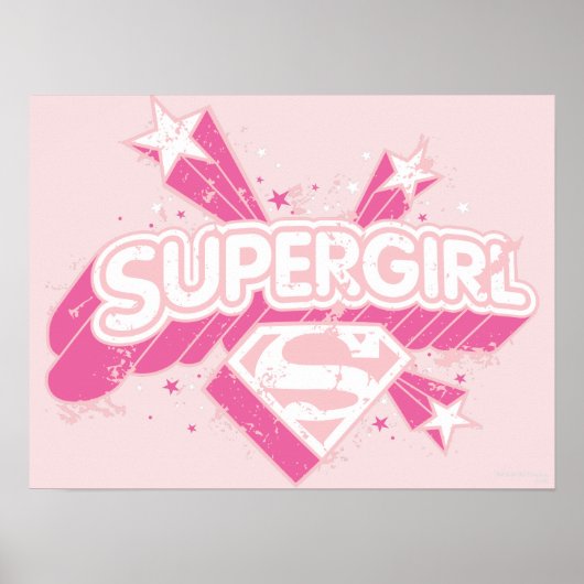 Supergirl Stars en Logo Poster (Voorkant)