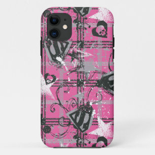 Supergirl Stars en Skulls Pattern iPhone 11 Hoesje