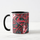 Supergirl Stary Red Pattern Mok (Links)