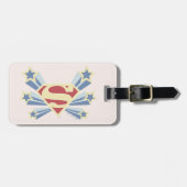 Supergirl Sterren S-Shield Bagagelabel (Voorkant horizontaal)