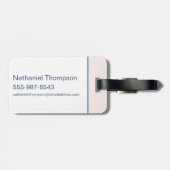 Supergirl Sterren S-Shield Bagagelabel (Achterkant horizontaal)