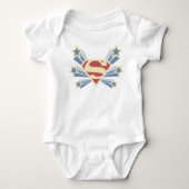Supergirl Sterren S-Shield Romper (Voorkant)