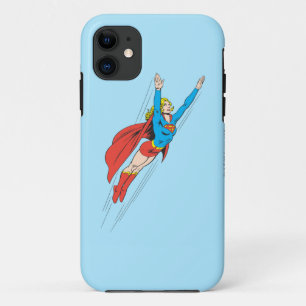 Supergirl stijgt hoog iPhone 11 hoesje