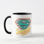 Supergirl Striped Logo Mok (Links)