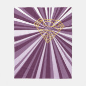 Supergirl Studded S-Shield Fleece Deken (Voorkant)