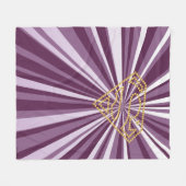 Supergirl Studded S-Shield Fleece Deken (Voorkant (Horizontaal))