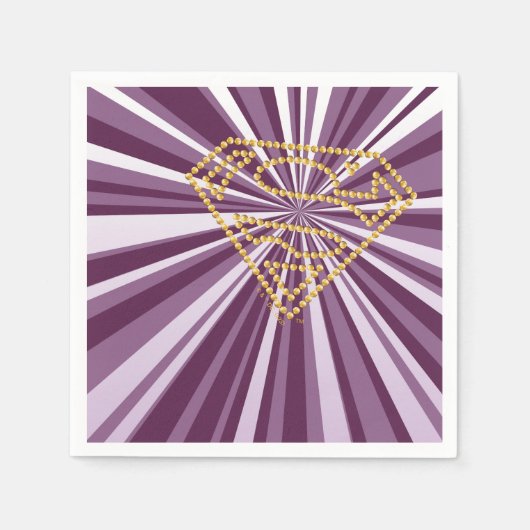 Supergirl Studded S-Shield Servet (Voorkant)