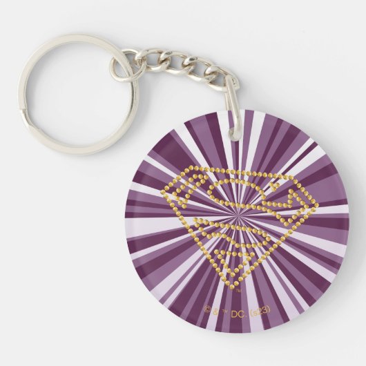 Supergirl Studded S-Shield Sleutelhanger (Voorkant)