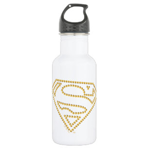 Supergirl Studded S-Shield Waterfles