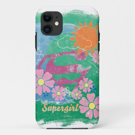 Supergirl Sun en Love Case-Mate iPhone Case (Achterkant)