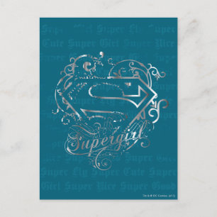 Supergirl Super Fly Super Cute Briefkaart
