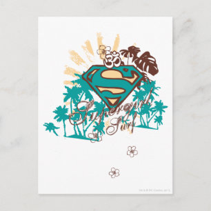 Supergirl Surf Briefkaart