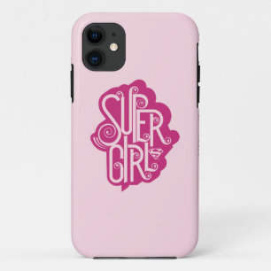 Supergirl Swirl 1 iPhone 11 Hoesje