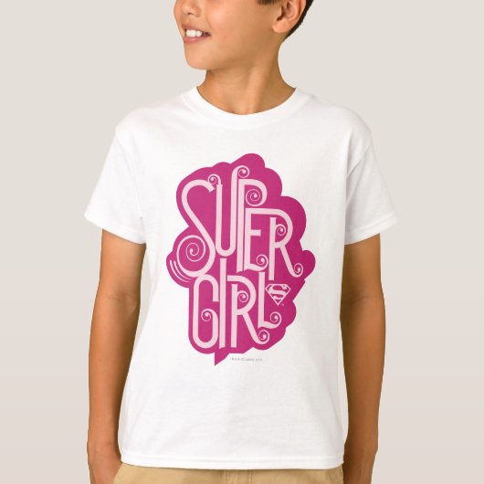 Supergirl Swirl 1 T-shirt (Voorkant)
