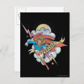 Supergirl Tattoo Briefkaart (Voorkant / Achterkant)