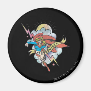 Supergirl Tattoo Magneet