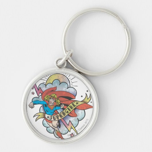 Supergirl Tattoo Sleutelhanger (Voorkant)